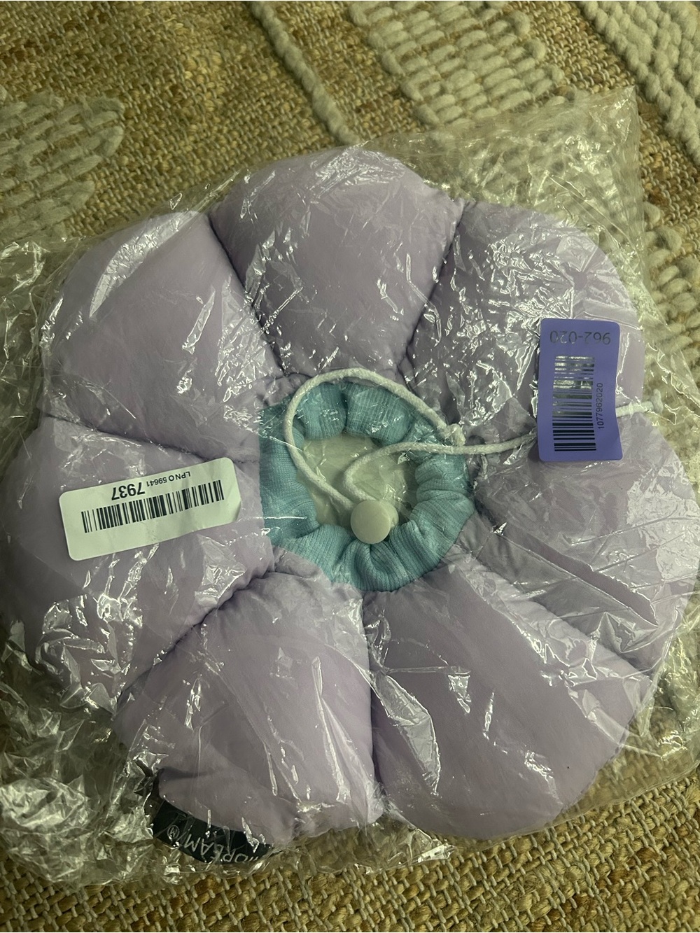 Lavender Flower Throw Pillow - Soft Decorative Accent